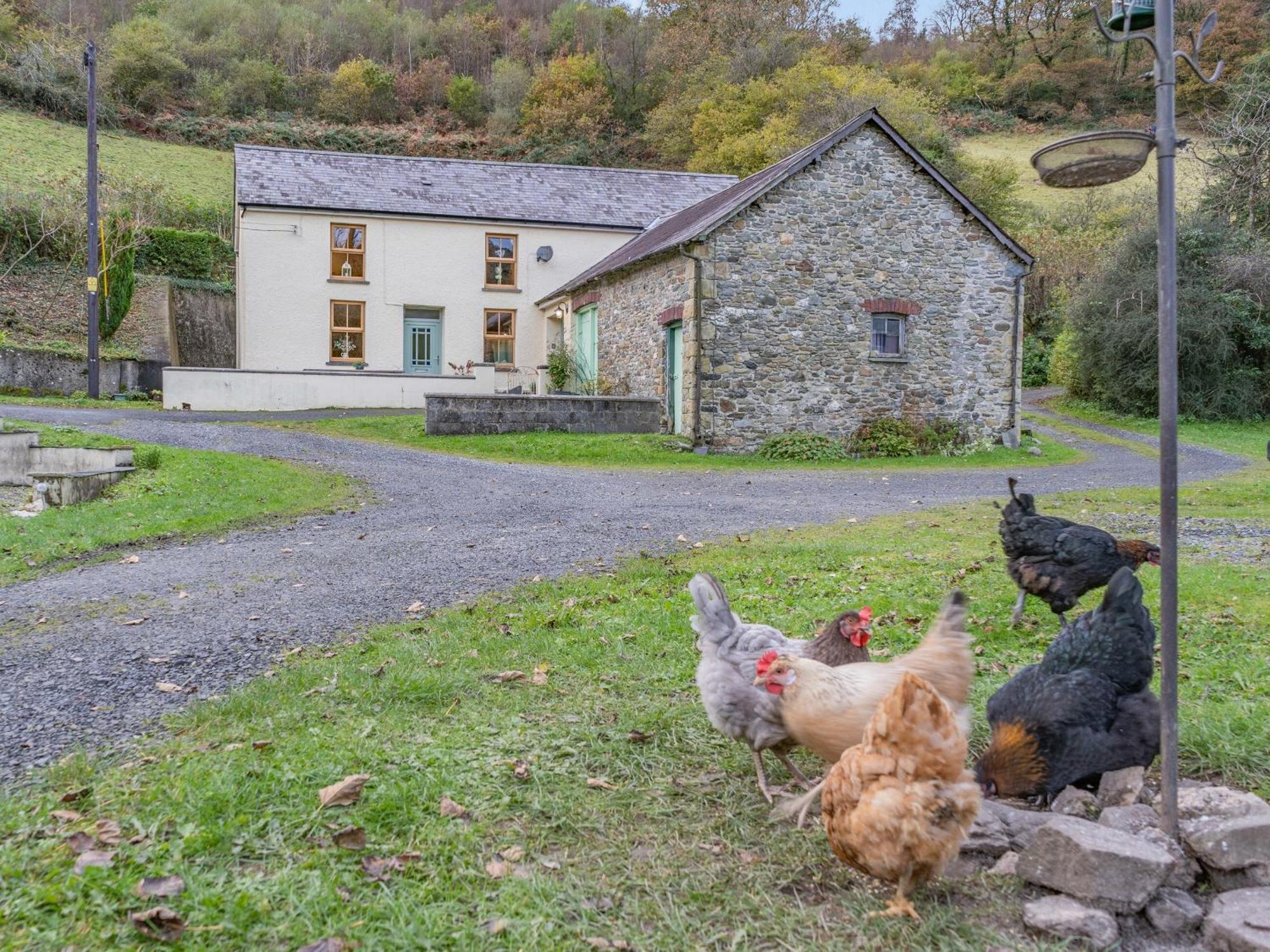 Pwll Farmhouse Llanllawdog Exterior foto